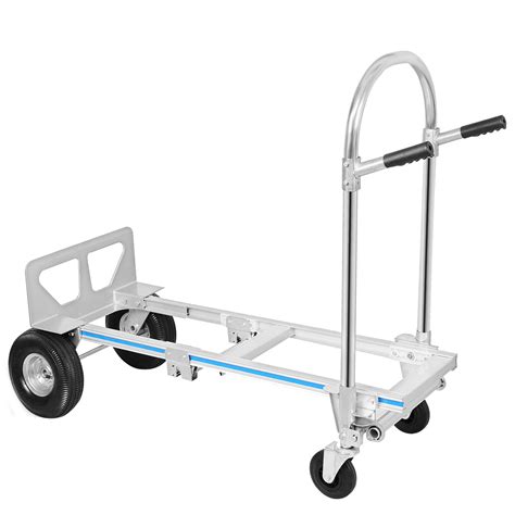 2 in 1 Aluminum Hand Truck Convertible Folding Dolly Platform Cart ...