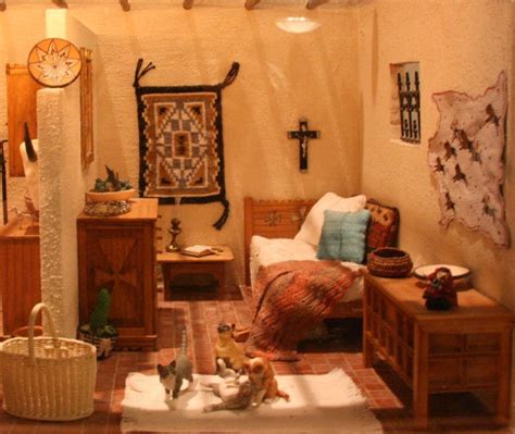 Santa Fe style bedroom with furniture | ::: lilliput ::: | Pinterest