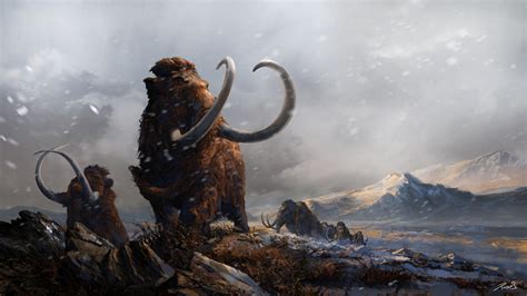 Download Nature Landscape Animal Mammoth HD Wallpaper by Balazs Petheo