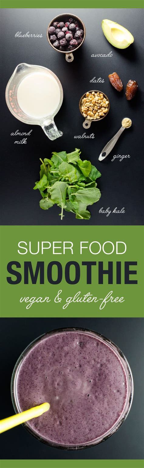 New Year's Superfood Smoothie {vegan & gluten-free} | Veggie Primer | Superfood smoothie, Gluten ...