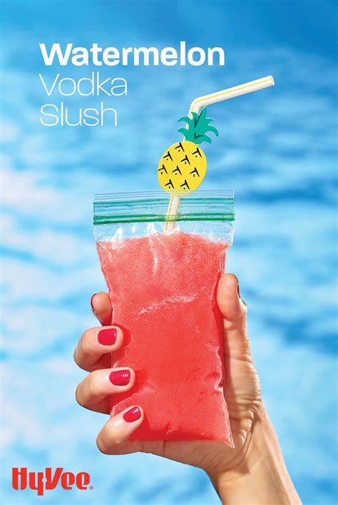 Watermelon-Vodka Slush | Recipe | Watermelon vodka, Summer drinks ...