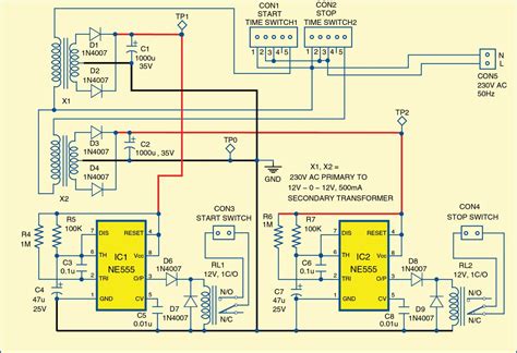 3 Phase 2 Speed Motor Control Circuit Diagram