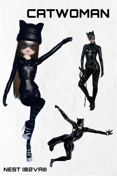 Dress to impress superhero, dress to impress villain, dti theme batman catwoman, dress to ...