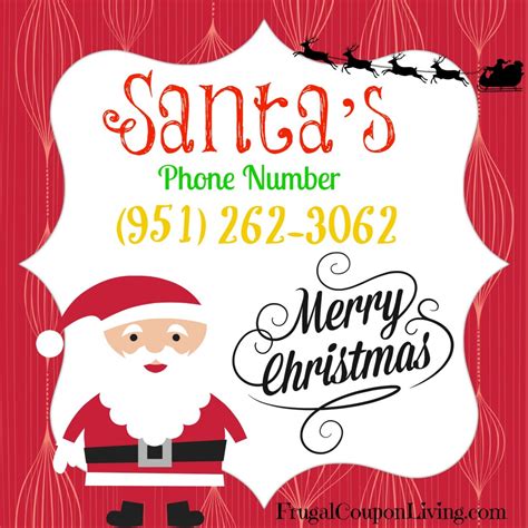 Santa’s Phone Number | Call Santa for FREE - Pin It for Later!