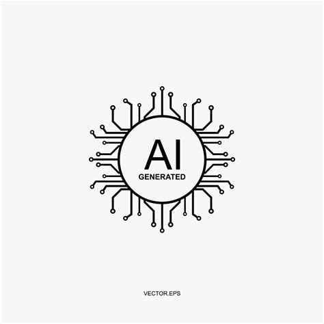 a logo for ai generation 28894785 Vector Art at Vecteezy