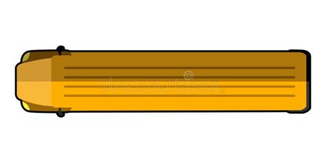 Top view of a school bus stock vector. Illustration of engine - 99535238