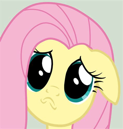 Sad-Faced Fluttershy by Deaf-Machbot on DeviantArt