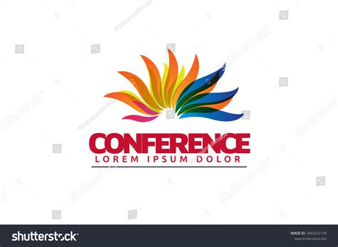 Modern Abstract Colorful Conference Logo Template Stock Vector (Royalty Free) 1842522139 ...