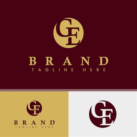 Premium Vector | Letter ge monogram logo