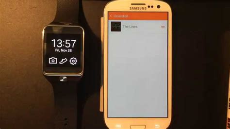 How to remove clock widget from Samsung Gear - YouTube