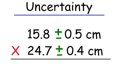 Uncertainty - Multiplication and Division - YouTube