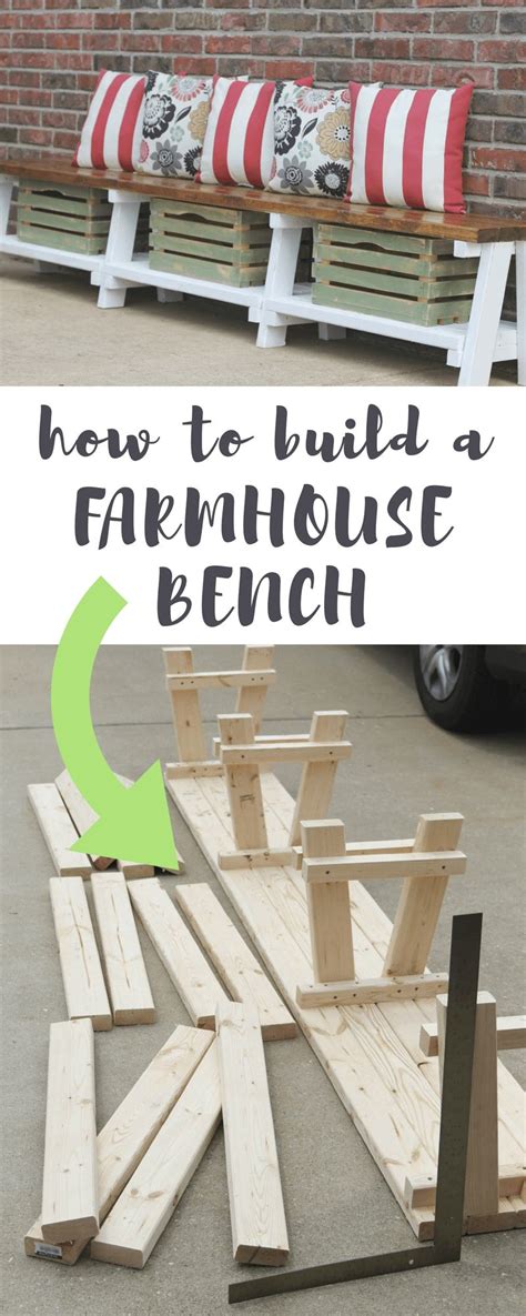 Farmhouse Bench Plans & Ideas to Build Yourself