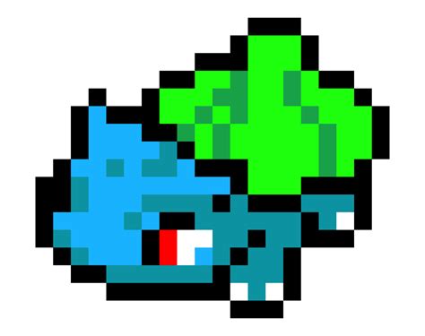 Pixel Bulbasaur Pixel Art Pokemon Pixel Art Pixel Art Maker - Bank2home.com