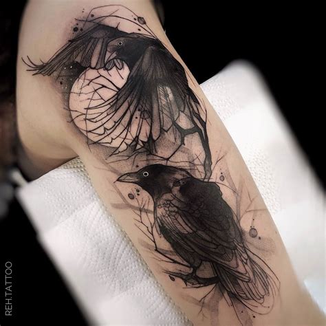 11++ Best Raven feather tattoo meaning image HD