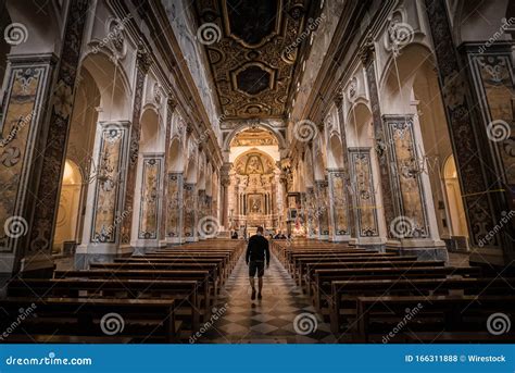 Breathtaking View of the Interior of Amalfi Cathedral Captured in Italy ...