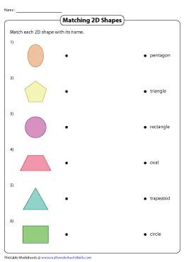 all 2d shapes names and pictures