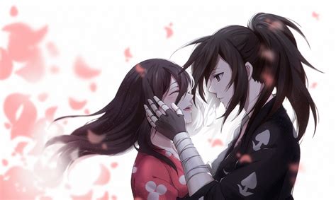 Mio and Hyakkimaru Dororo HD Wallpaper