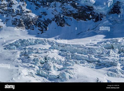 ice field of an glacier Stock Photo - Alamy