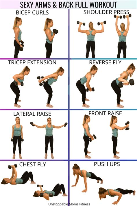 DUMBBELL ARM WORKOUT TO TONE AND STRENGTHEN — Unstoppable Moms Fitness | Dumbell workout ...