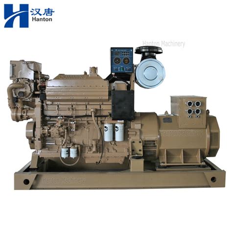 Cummins marine diesel generator set with engine KTA19-DM - China cummins generator and cummins ...