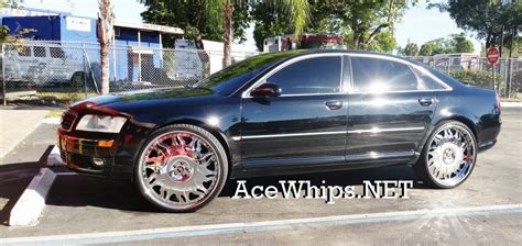 Ace-1: Black Audi A8 on 26" Forgiatos