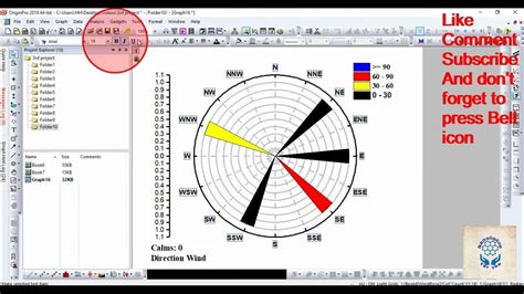 How to make a Wind Rose Diagram in Origin - YouTube