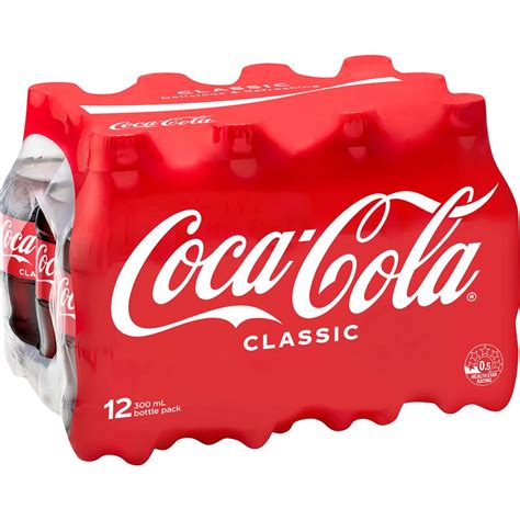 Coca - Cola Classic Soft Drink Mini Bottles 300ml X 12 Pack | Woolworths