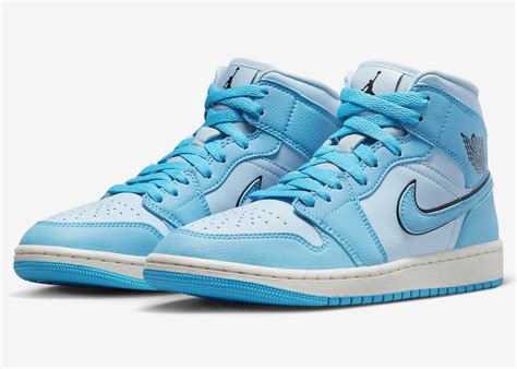 Air Jordan 1 Mid Ice Blue - Le Site de la Sneaker