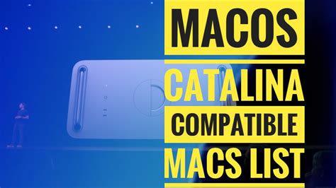 macOS Catalina Compatible Macs List