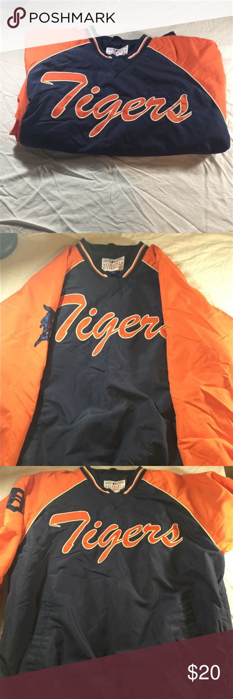 Detroit Tigers Genuine Merchandise pullover jacket | Pullover jacket ...