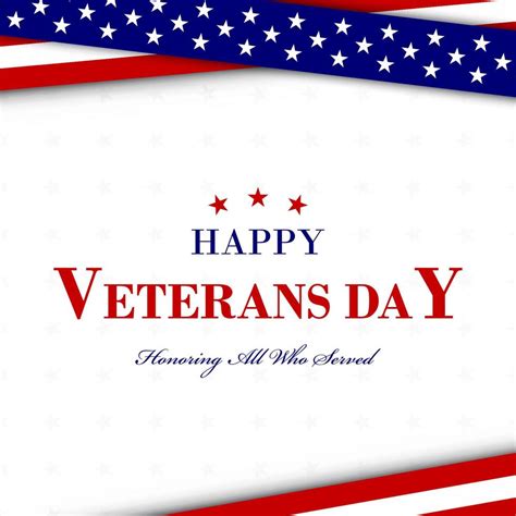 Veterans day with American flag, modern design 11437075 Vector Art at ...