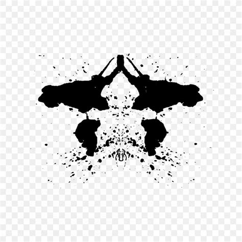 Rorschach Test Ink Blot Test, PNG, 1000x1000px, Rorschach, Black, Black And White, Bone, Drawing ...