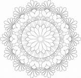 Unique complex Mandala coloring Book page Design 25866757 Vector Art At  sketch template