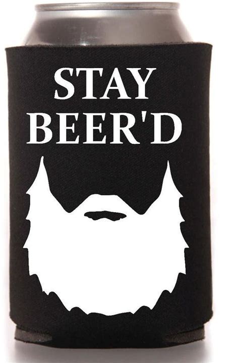 Stay Beer'd Funny Koozie by AVinylDesign3 on Etsy | Koozie design, Diy ...