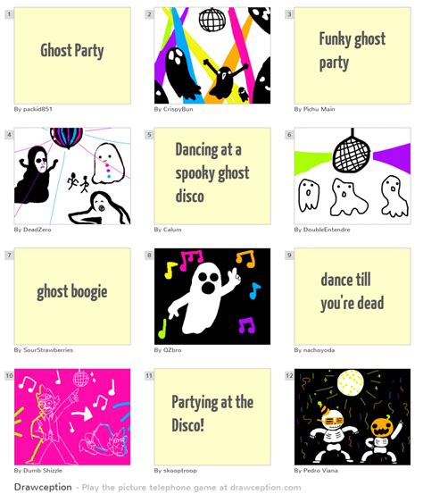 Ghost Party - Drawception