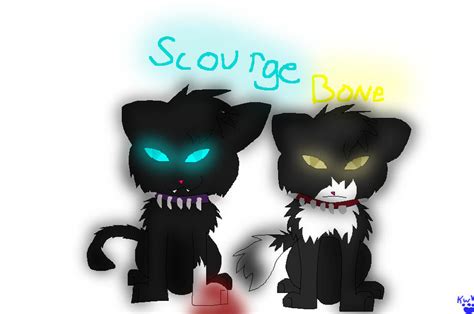 Bone and Scourge by KatWolfKid on DeviantArt