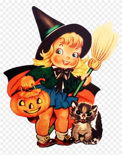 Vintage Halloween - Halloween Vintage - Free Transparent PNG Clipart Images Download