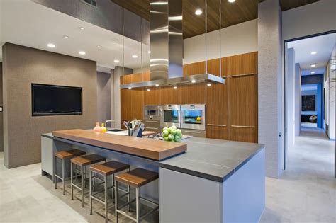 64 Deluxe Custom Kitchen Island Designs (BEAUTIFUL) | Modern kitchen with modern island design ...