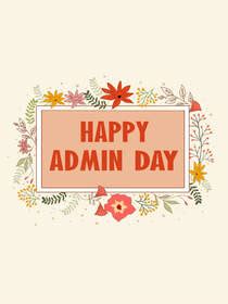 Free Printable Admin Day Cards, Create and Print Free Printable Admin ...