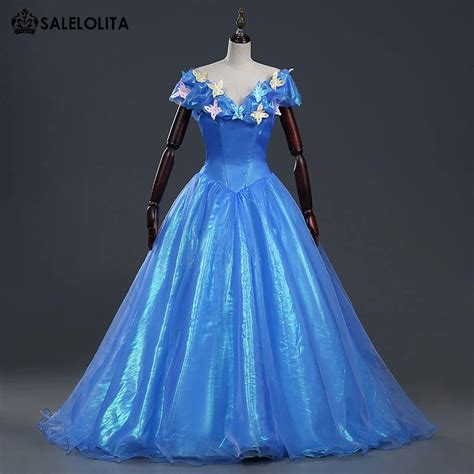 Brand New Blue Adult Gorgeous Cinderella Dress Women Princess ...