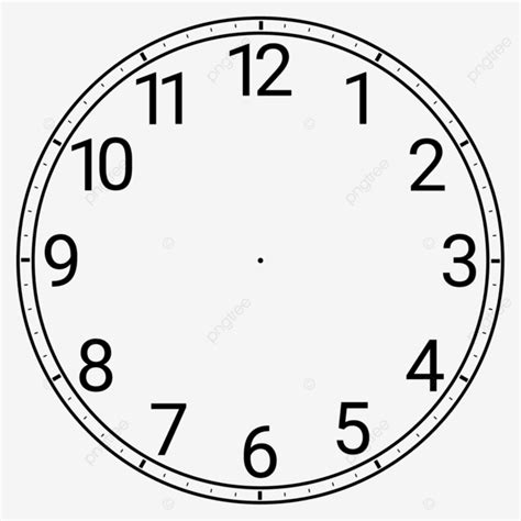 Clock Face No Hands Big Roboto Font New, Lock Drawing, Face Drawing, Robot Drawing PNG ...