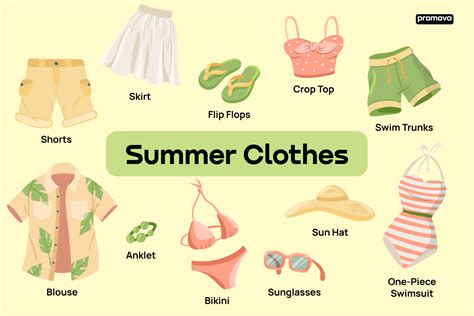 Sun-Kissed Style: Exploring Summer Clothes Vocabulary