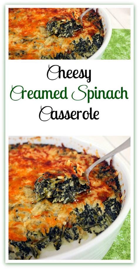 Popeye's Vegetable(Recipe:Cheesy Creamed Spinach Casserole) | Syrup and ...