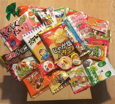 Japanese snack, Selected Dagashi Box, 23 pc set, Assortment, 380g