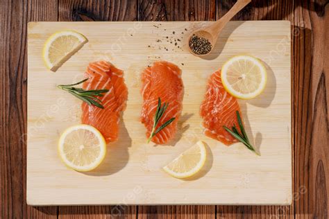 Salmon Food Cuisine Photography Background, Gourmet Salmon, Salmon Sashimi, Fresh Salmon ...