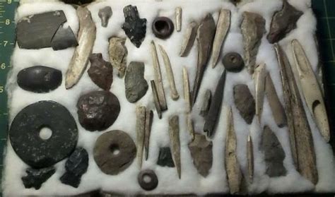 Adena bone and stone artifacts. | Prehistoric art, American indian art ...