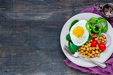 Healthy breakfast plate featuring breakfast, bowl, and grain | Food Images ~ Creative Market