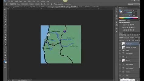 Create a Map Using Photoshop CS6 - YouTube