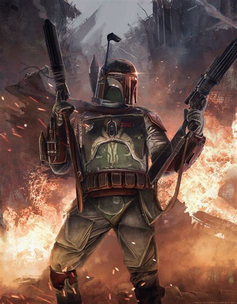 Boba Fett by Pablo Olivera | Star wars boba fett, Star wars concept art, Star wars images