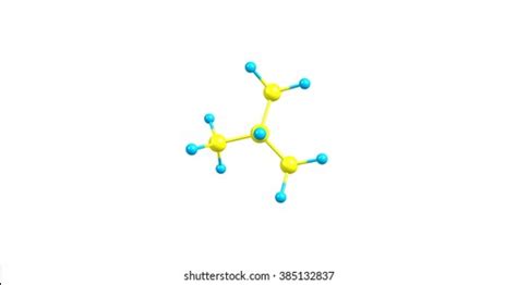 Isobutane Methylpropane Chemical Compound Molecular Formula Stock ...